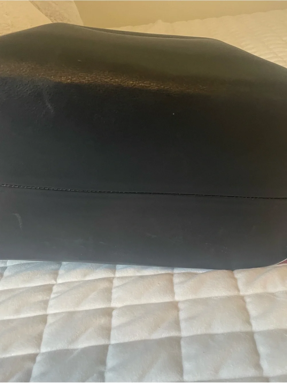 MCM black leather